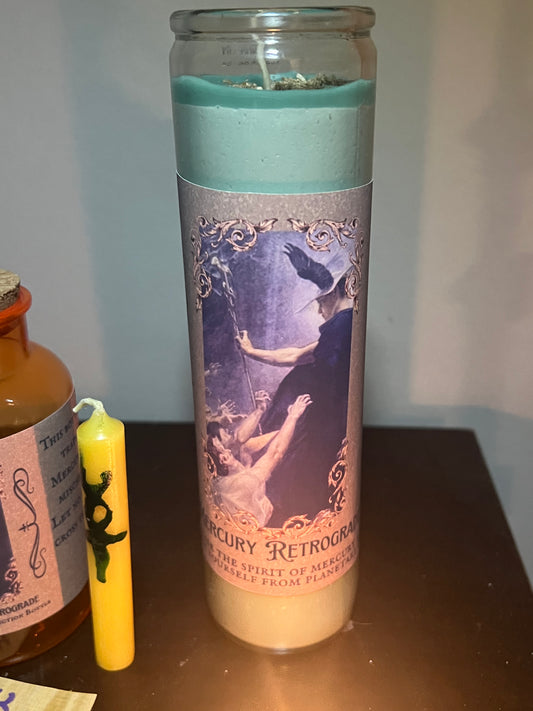 Mercury Retrograde Protection Candle